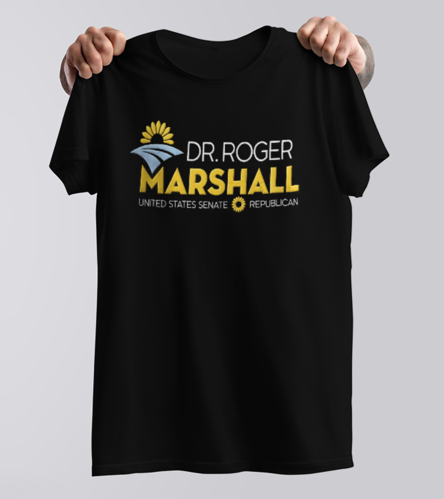 Dr Roger Marshall Sunflower United States Senate Republican T-Shirt