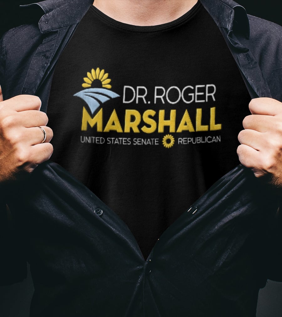 Dr Roger Marshall Sunflower United States Senate Republican T-Shirt