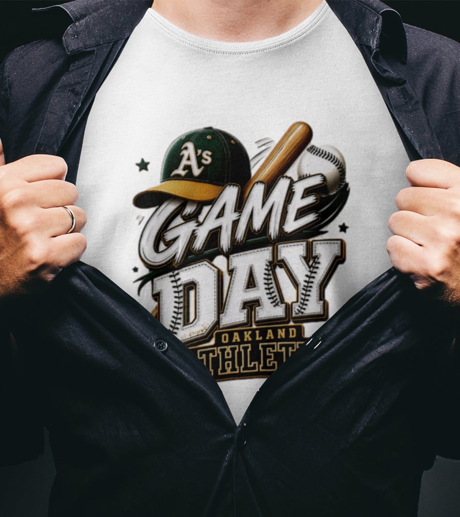 Oakland Athletics MLB Game Day A's Baseball 2026 T-Shirt