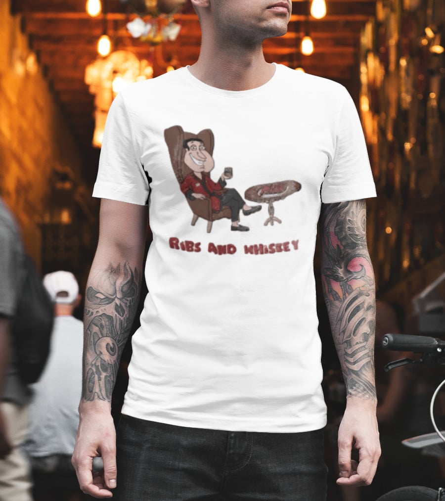 Family Guy Glenn Quagmire Ribs And Whiskey T-Shirt