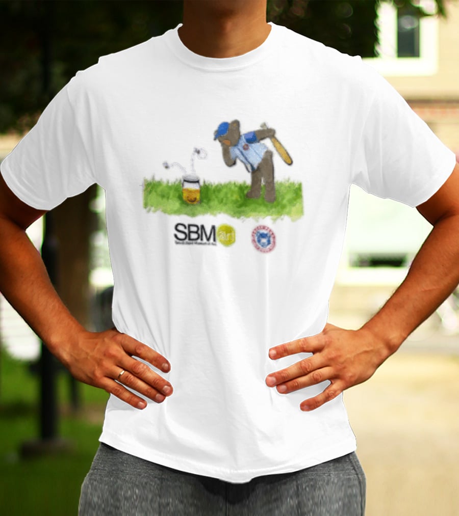 SB Mart South Bend Cubs Baseball Bear Museum T-Shirt