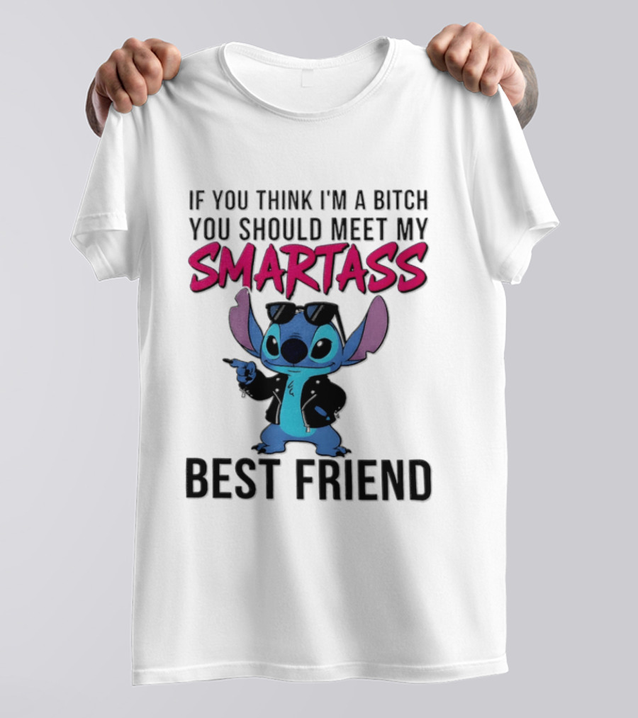 Stitch If You Think I'm A Bitch You Should Meet My Smartass Best Friend T-Shirt