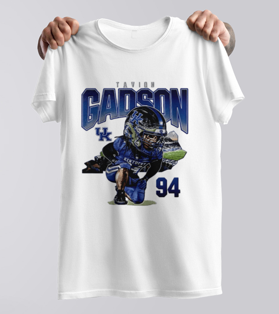 Tavion Gadson Kentucky Wildcats Football 94 UK T-Shirt