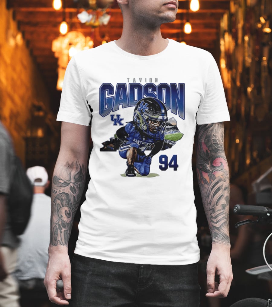 Tavion Gadson Kentucky Wildcats Football 94 UK T-Shirt