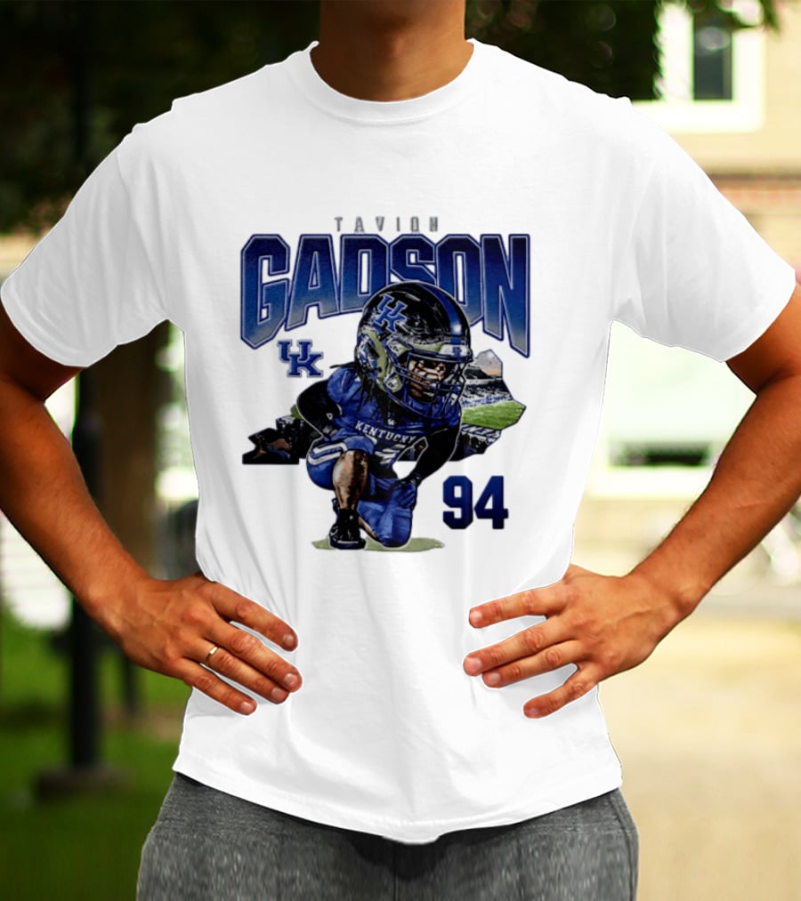 Tavion Gadson Kentucky Wildcats Football 94 UK T-Shirt
