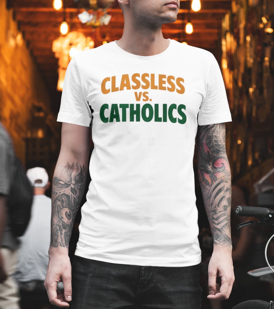 Tennessee Fans Classless Vs Catholics Rivalry T-Shirt