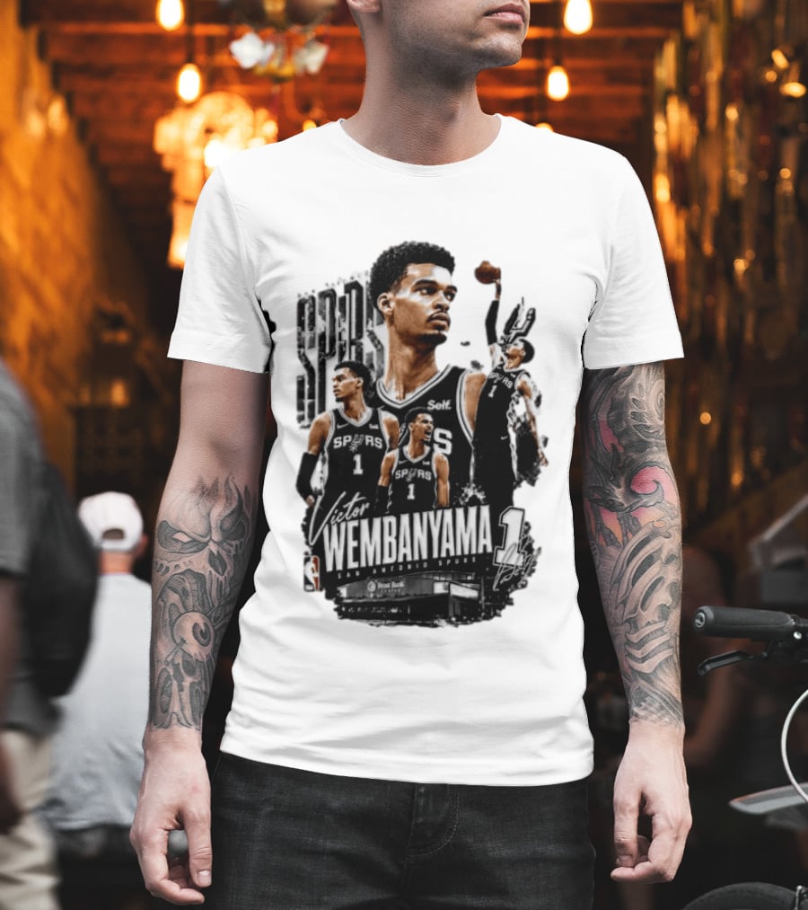 Victor Wembanyama San Antonio Spurs NBA Basketball Self 1 T-Shirt