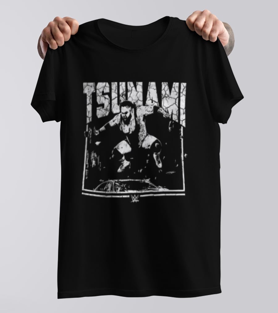 Bronson Reed Tsunami WWE Vision Wrestler Action Pose T-Shirt