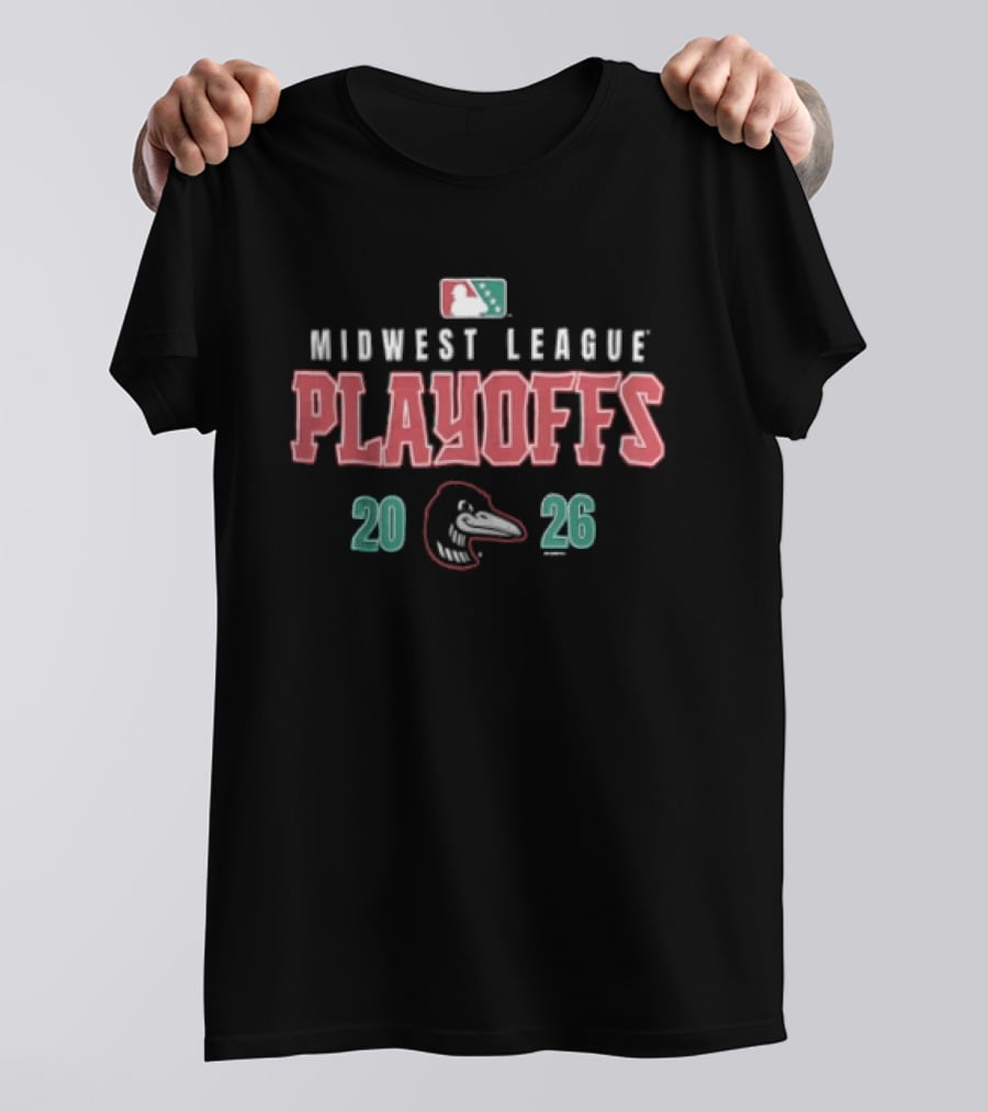 Midwest League Playoffs 2026 Great Lakes Loons MiLB T-Shirt