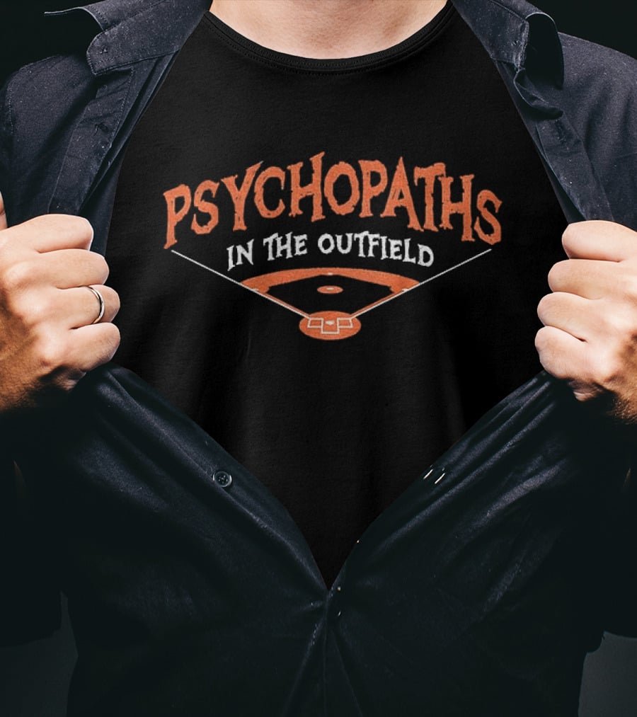 New York Mets Psychopaths In The Outfield T-Shirt