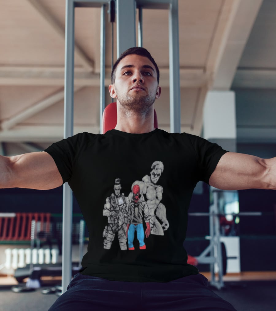 Spider Man The Punisher Hulk Brand New Day Heroes T-Shirt