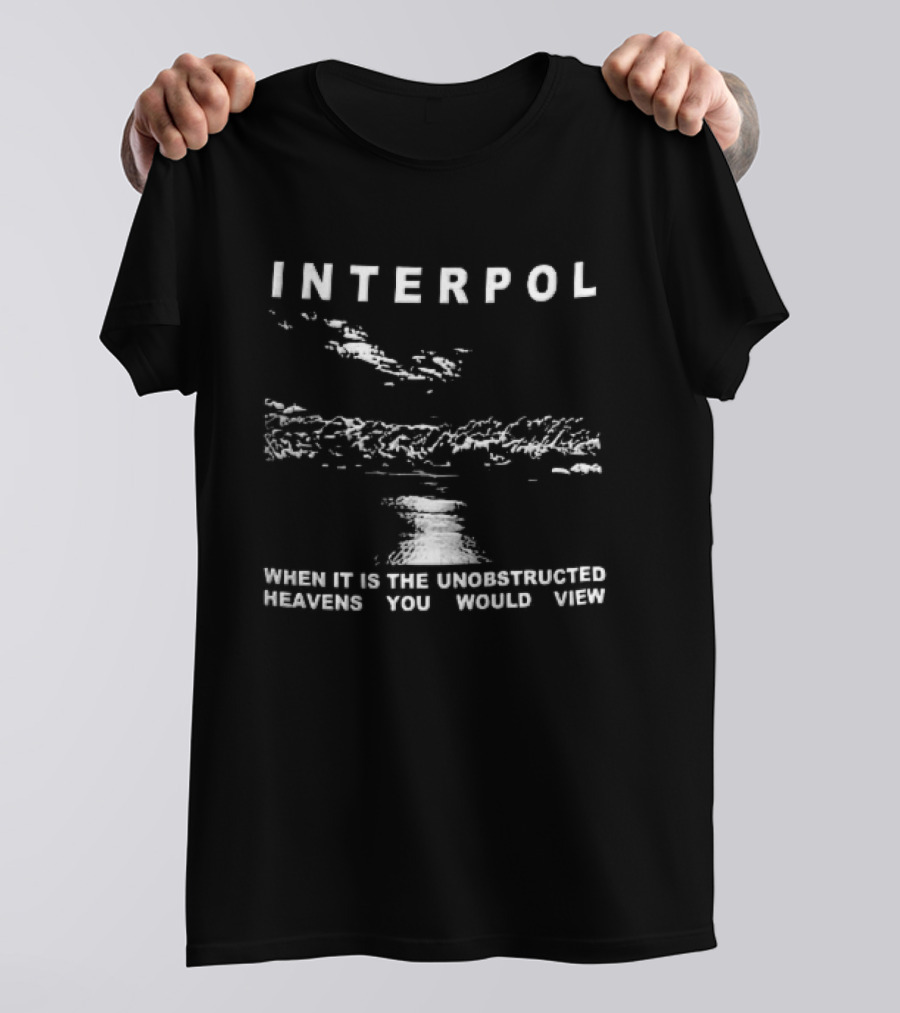 INTERPOL Thoreau World Peace Collection 2026 Beware Of The Barrenness Of A Busy Life T-Shirt
