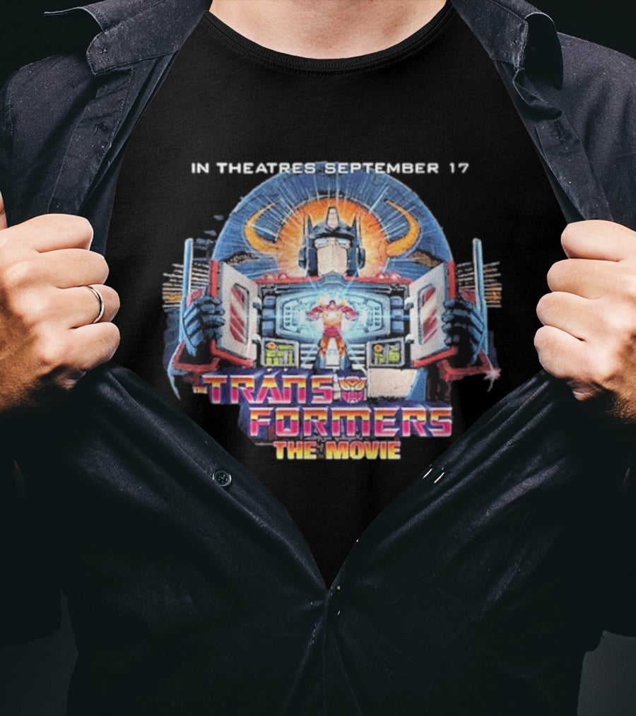 In Theaters September 17 The Transformers The Movie Optimus Prime Awakening 2026 T-Shirt