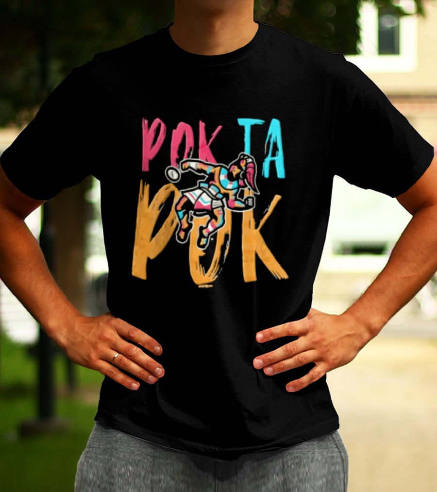 Pok Ta Pok Copa Pensacola Pensacola Blue Wahoos MiLB Baseball Playful Athletic T-Shirt