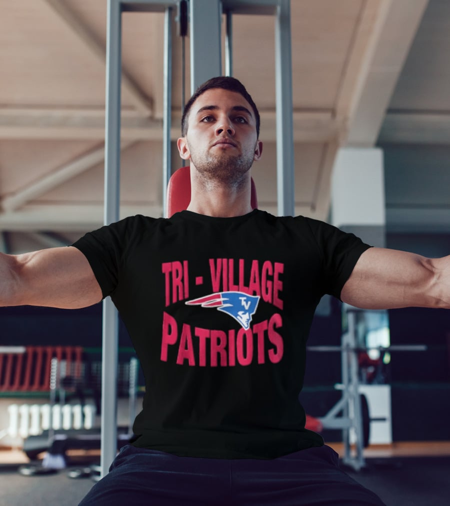 Tri Village Patriots New England Patriots Football 2026 Logo TV T-Shirt