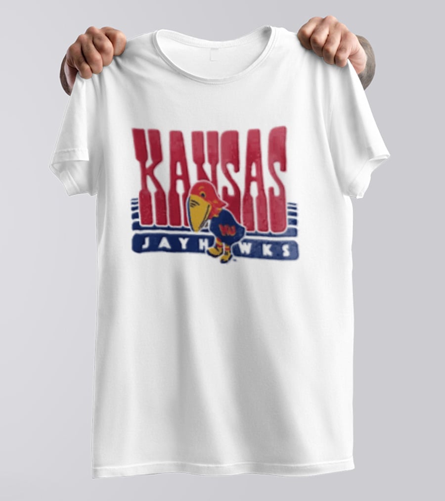 Kansas Jayhawks Big Jay Basketball NBA T-Shirt