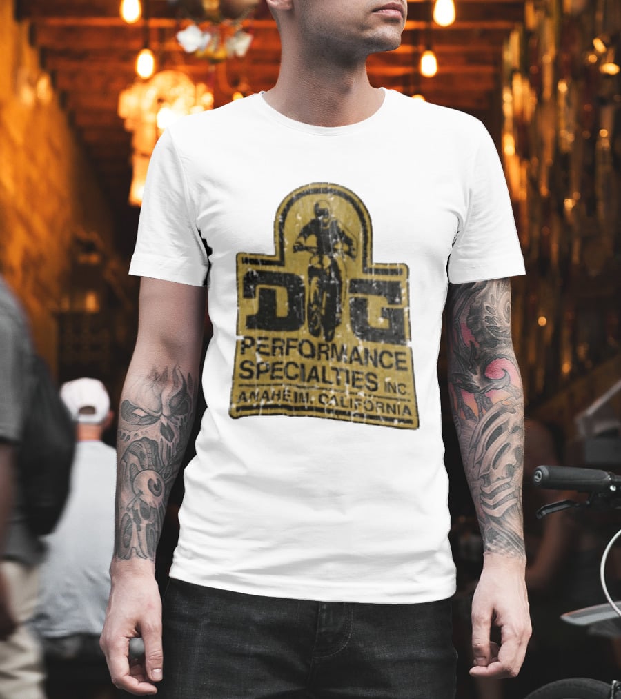 Dg Bmx 1974 Performance Specialties Inc Anaheim California T-Shirt