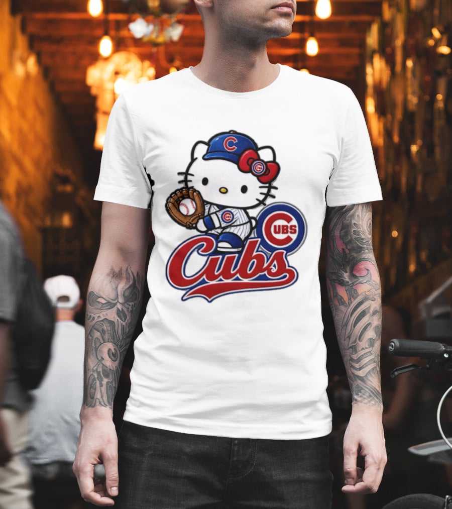 Hello Kitty Cubs 2026 MLB Baseball Chicago T-Shirt
