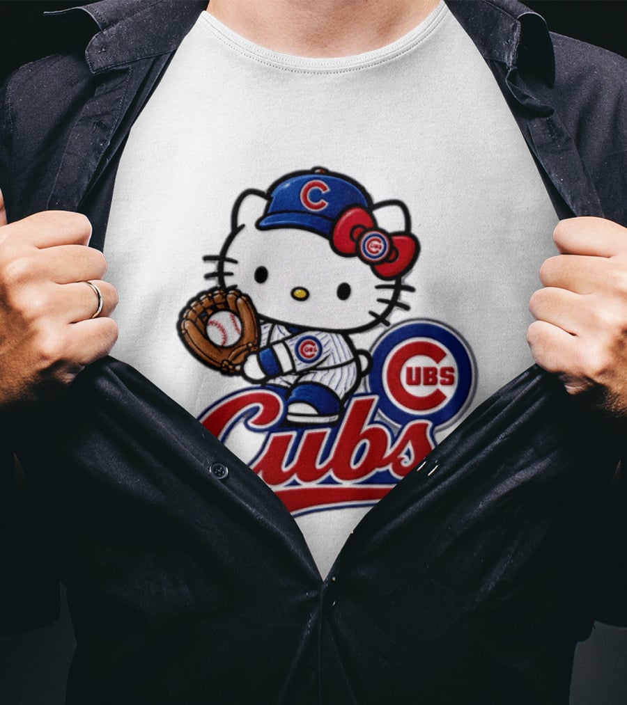 Hello Kitty Cubs 2026 MLB Baseball Chicago T-Shirt