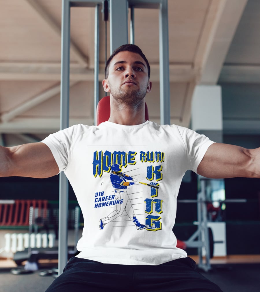 Home Run King 318 Career Homeruns Baseball Player T-Shirt