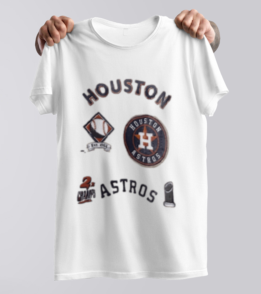 Houston Astros 2x Champs Baseball EST 1962 T-Shirt