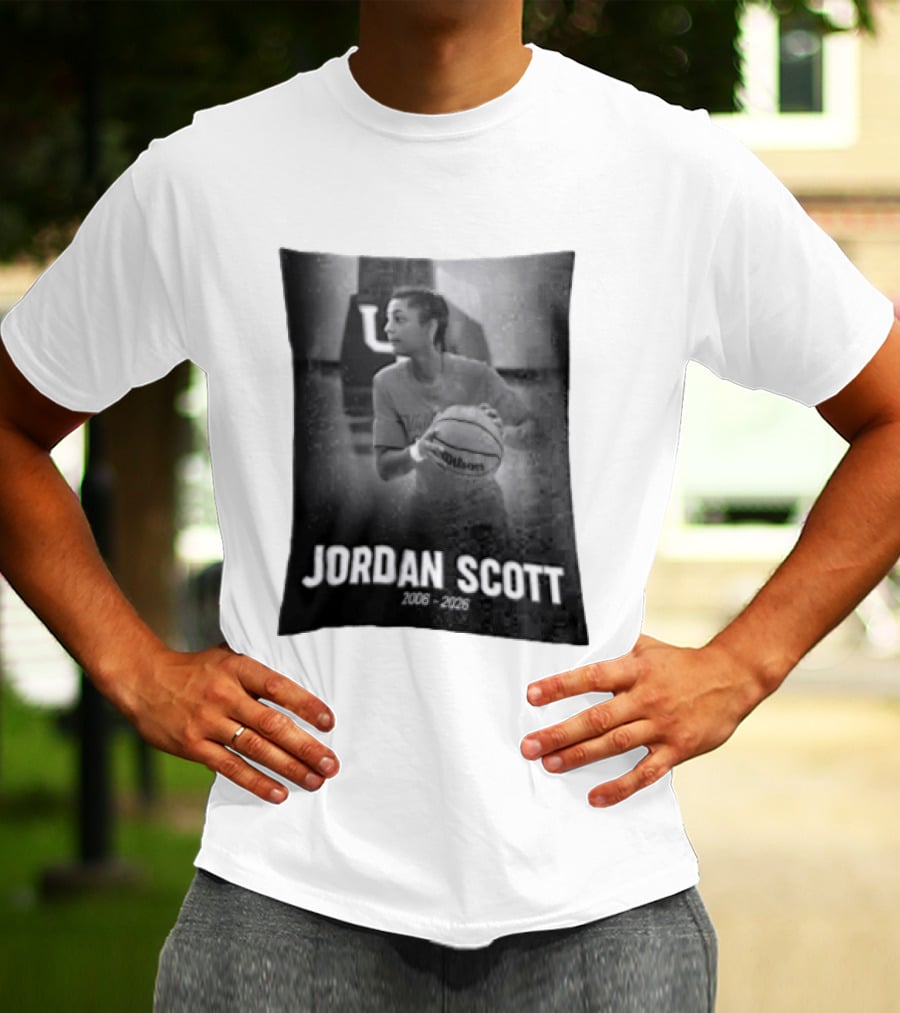 Jordan Scott Basketball Tribute 2006 2026 RIP Memories T-Shirt