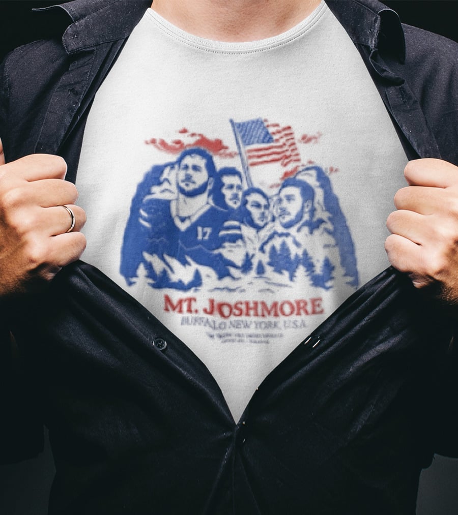 Mt. Joshmore Buffalo New York USA Josh Allen Football Fans Collectible T-Shirt