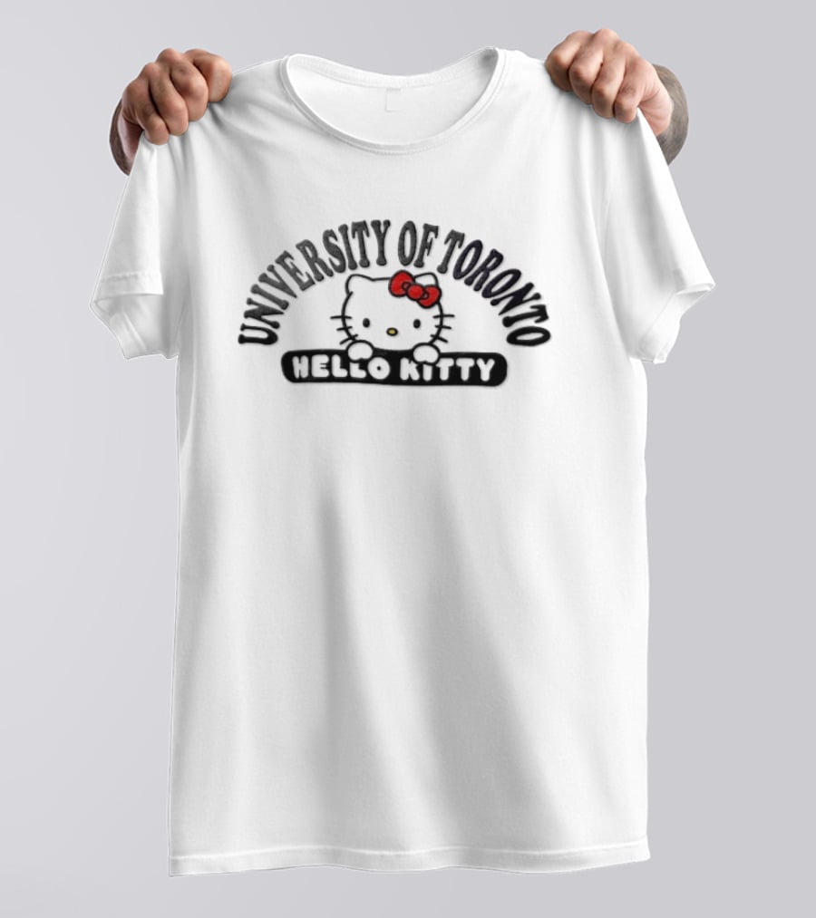 University Of Toronto Hello Kitty Red Bow Charm T-Shirt