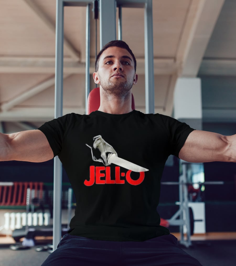 Jello With Gloved Hand Stabbing T-Shirt