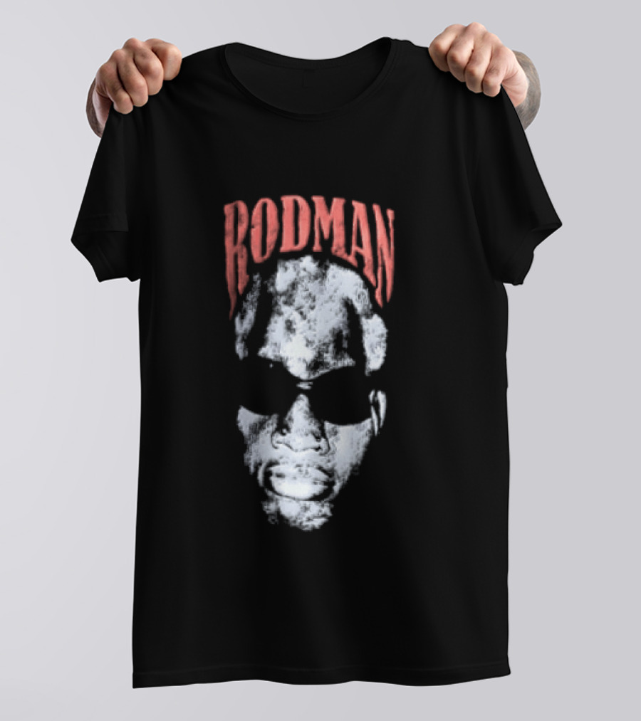 Rodman Glasses Chicago Bulls Basketball T-Shirt