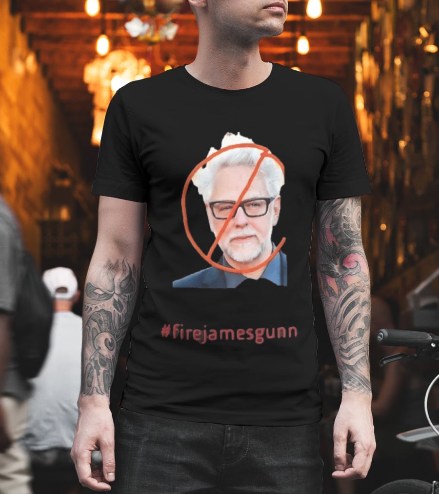 #FireJamesGunn Photo Red No T-Shirt