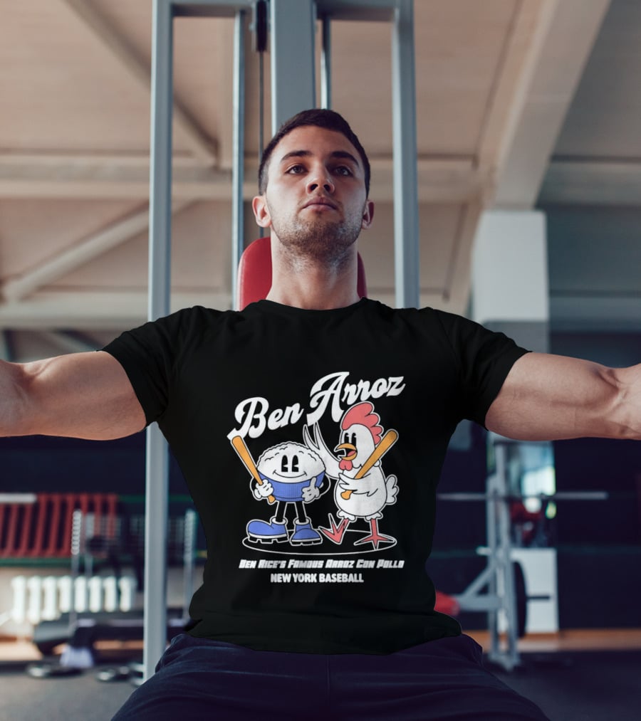 Ben Arroz New York Baseball Ben Rices Friends Arroz Con Pollo T-Shirt