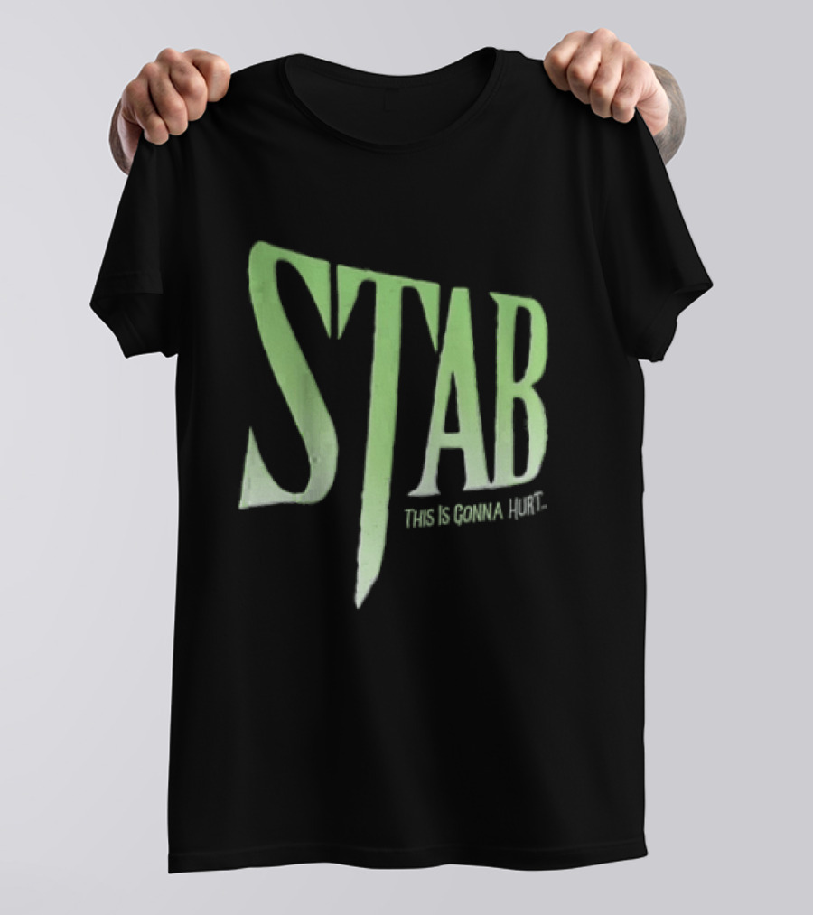 Stab This Is Gonna Hurt Knife Horror Movie T-Shirt