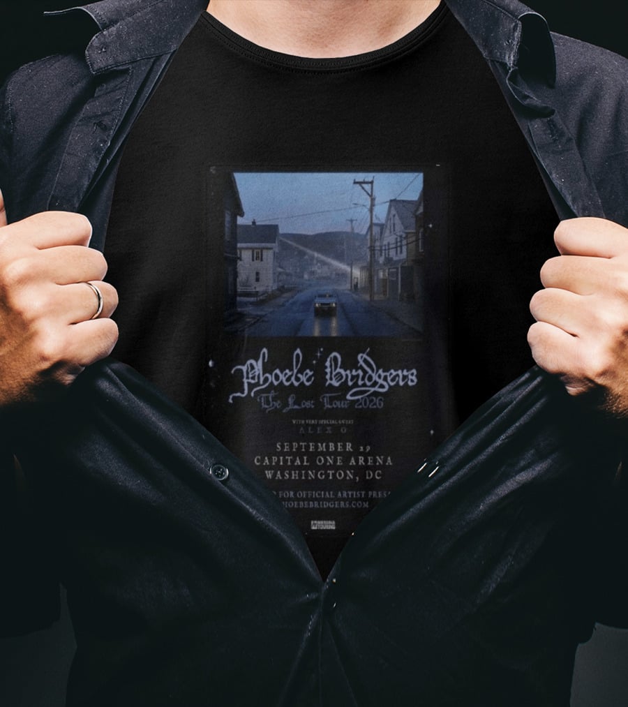 Phoebe Bridgers The Lost Tour 2026 September 29 Capital One Arena Washington DC T-Shirt