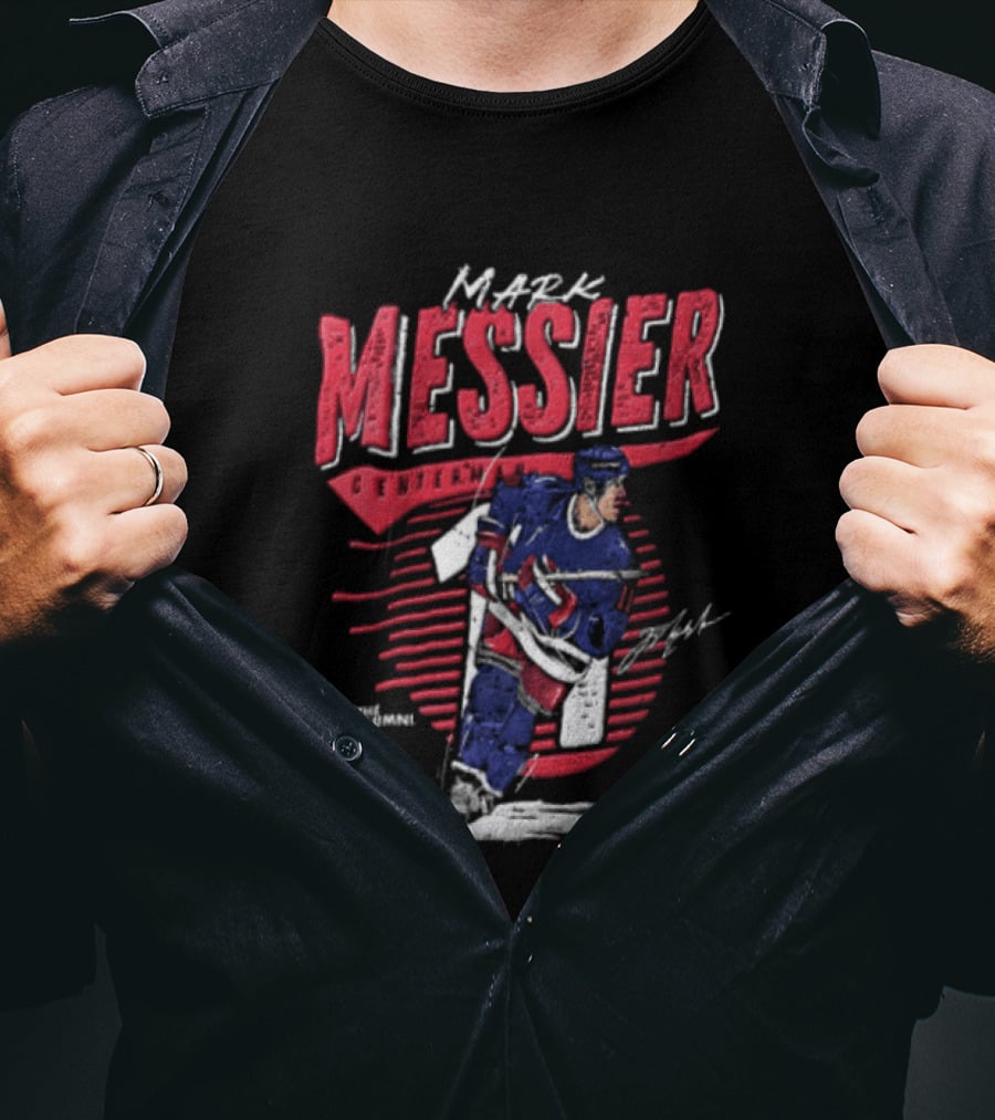Mark Messier New York Rangers Hockey NHL Player T-Shirt