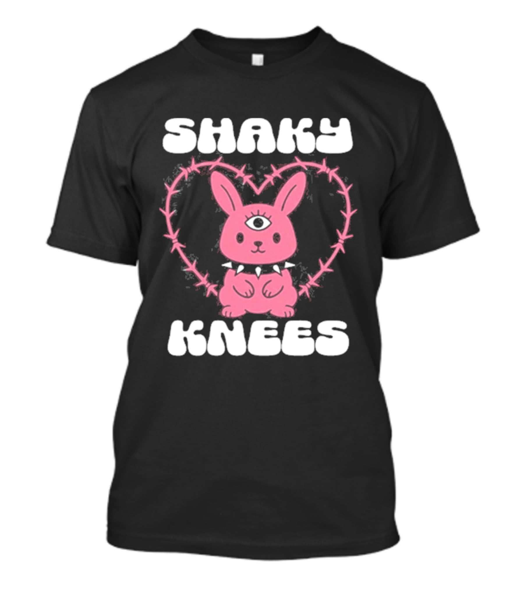 Shaky Knees 2025 Pink Bunny Heart T-Shirt