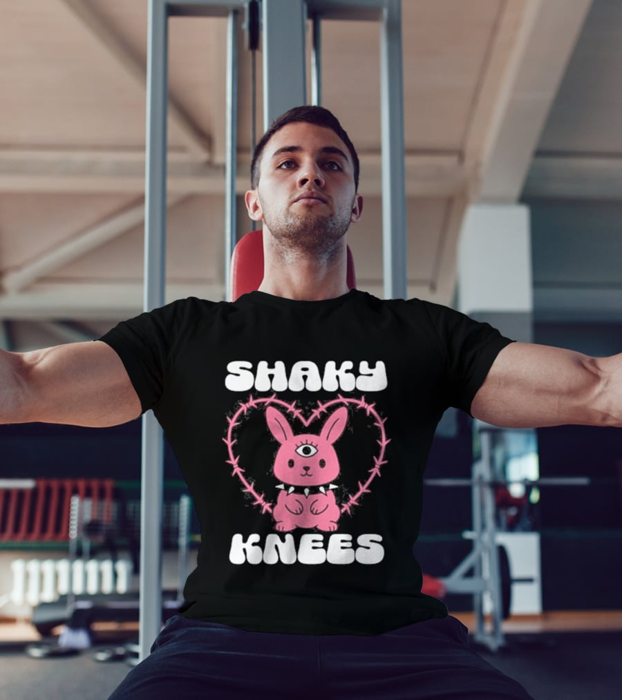 Shaky Knees 2025 Pink Bunny Heart T-Shirt
