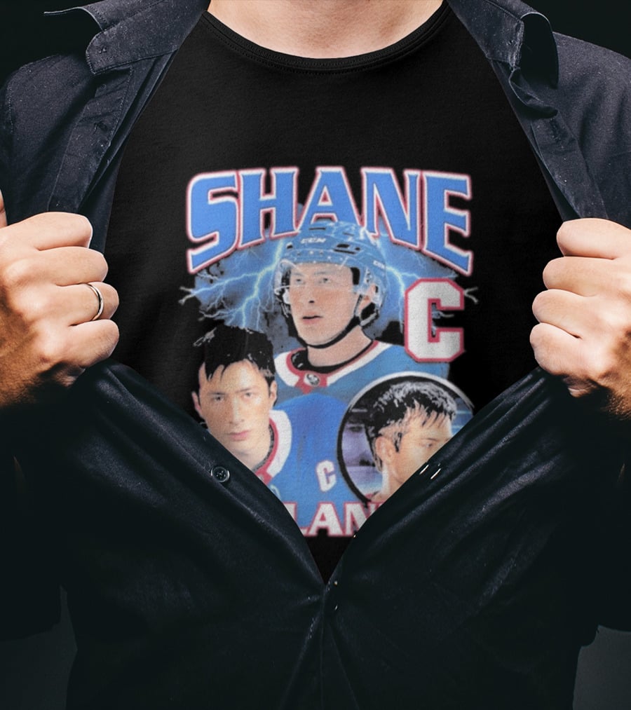 Shane Hollander C Hockey Player Lightning Blue Jersey T-Shirt