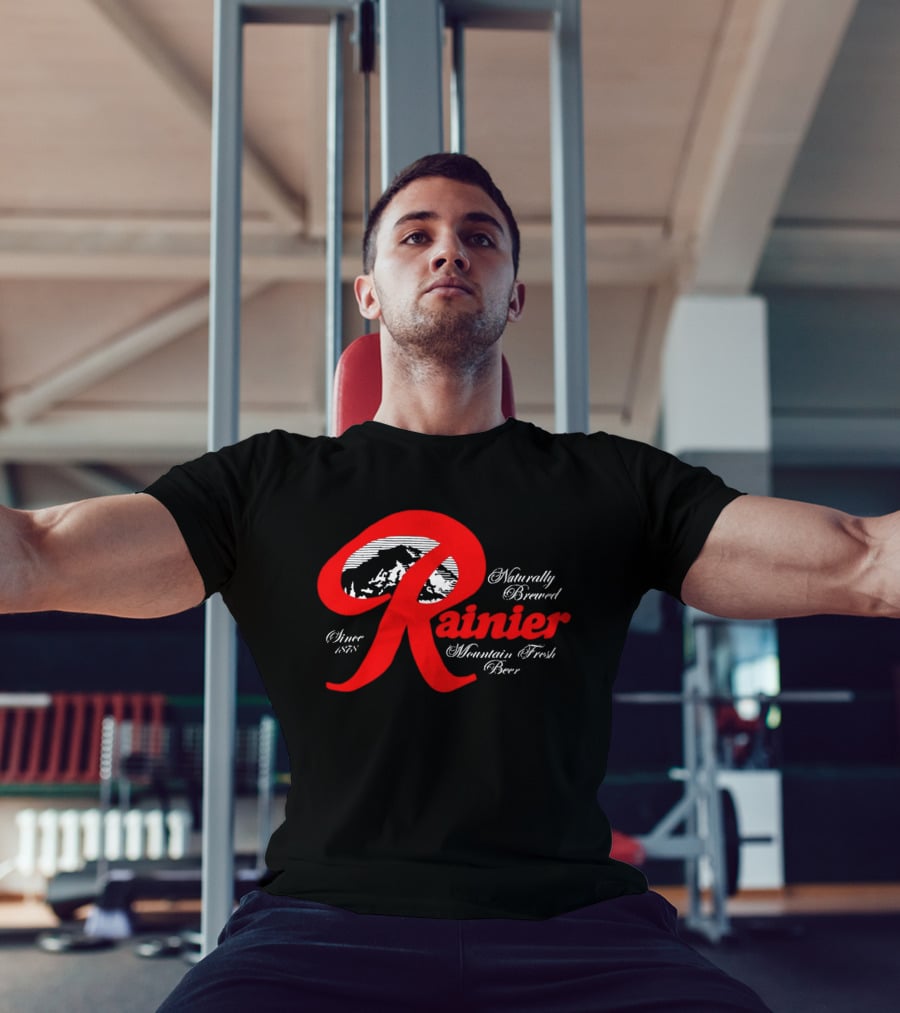 Since 1878 Rainier Naturally Brewed Mountain Fresh Beer T-Shirt