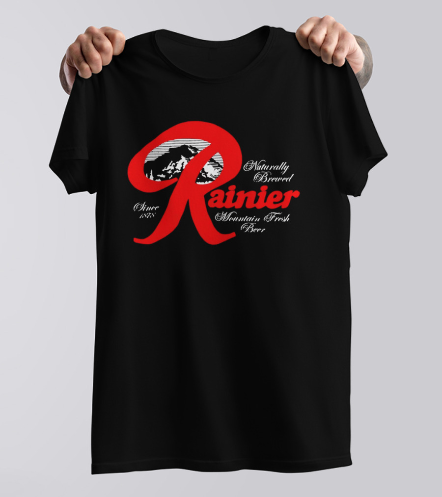 Since 1878 Rainier Naturally Brewed Mountain Fresh Beer T-Shirt