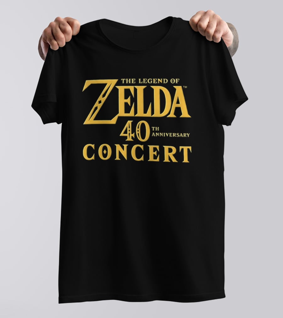 The Legend Of Zelda 40th Anniversary Concert Celebration T-Shirt