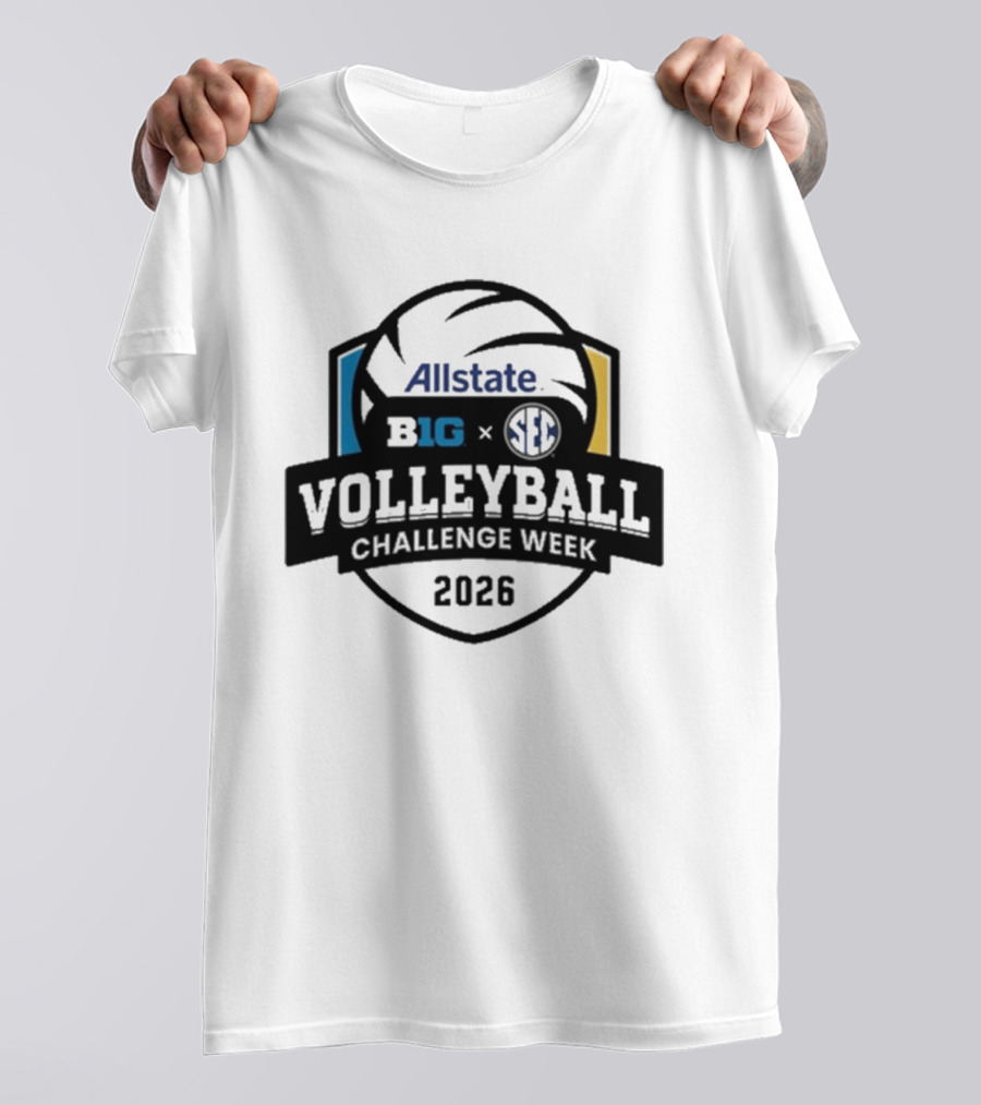 Allstate Big Ten SEC Volleyball Challenge Week 2026 T-Shirt
