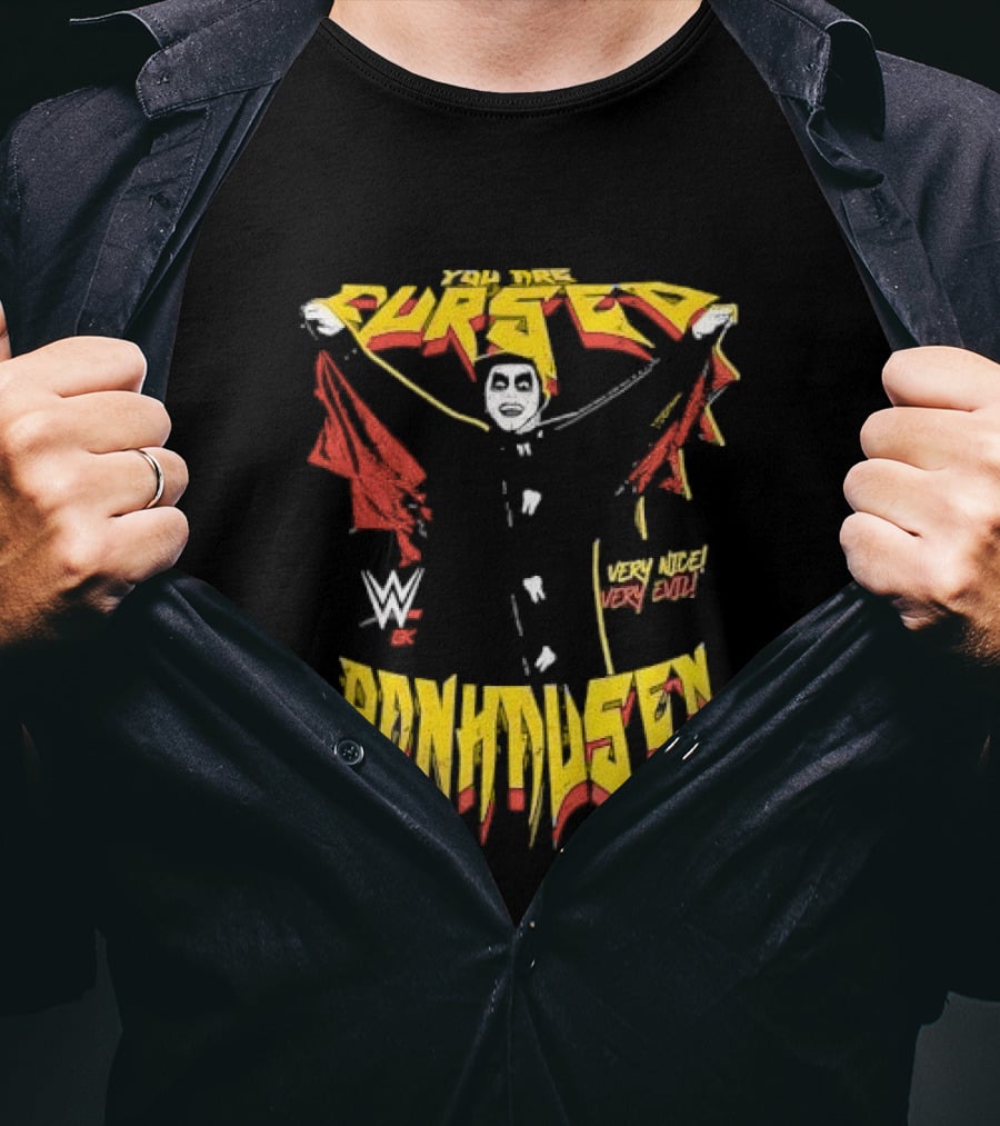 Cursed Very Nice Very Evil WWE Danhausen T-Shirt
