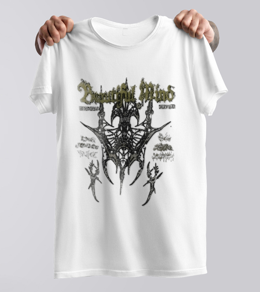 Beautiful Mind Xdinary Heroes World Tour Metal Sigil Gaon Jungsu Roster Distressed Spiky T-Shirt