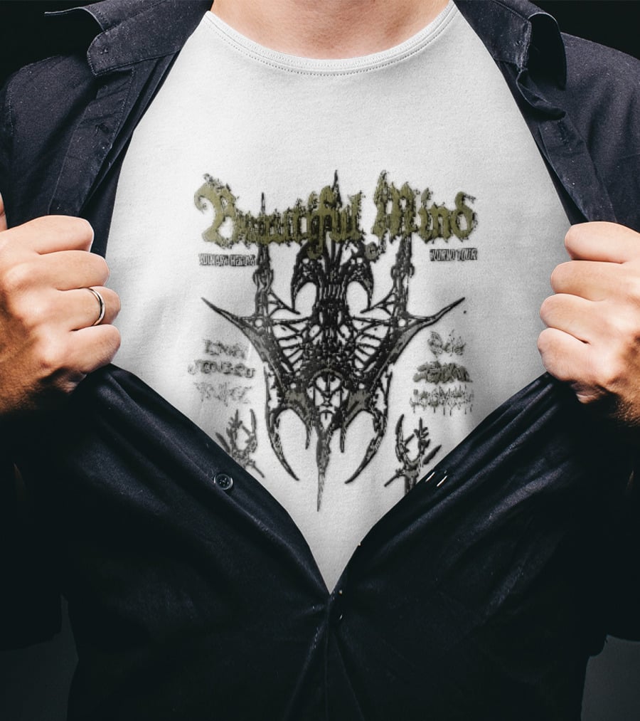Beautiful Mind Xdinary Heroes World Tour Metal Sigil Gaon Jungsu Roster Distressed Spiky T-Shirt