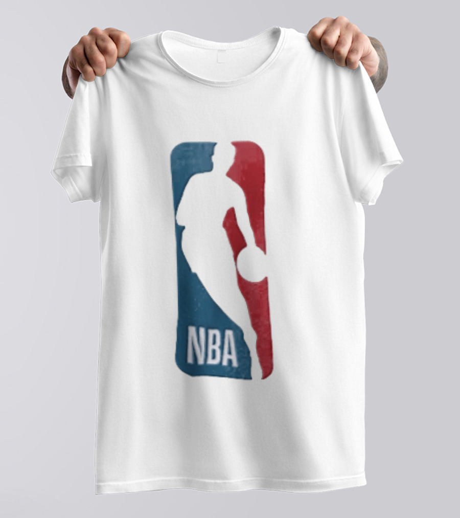 NBA National Basketball Association Blue Red Abstract T-Shirt