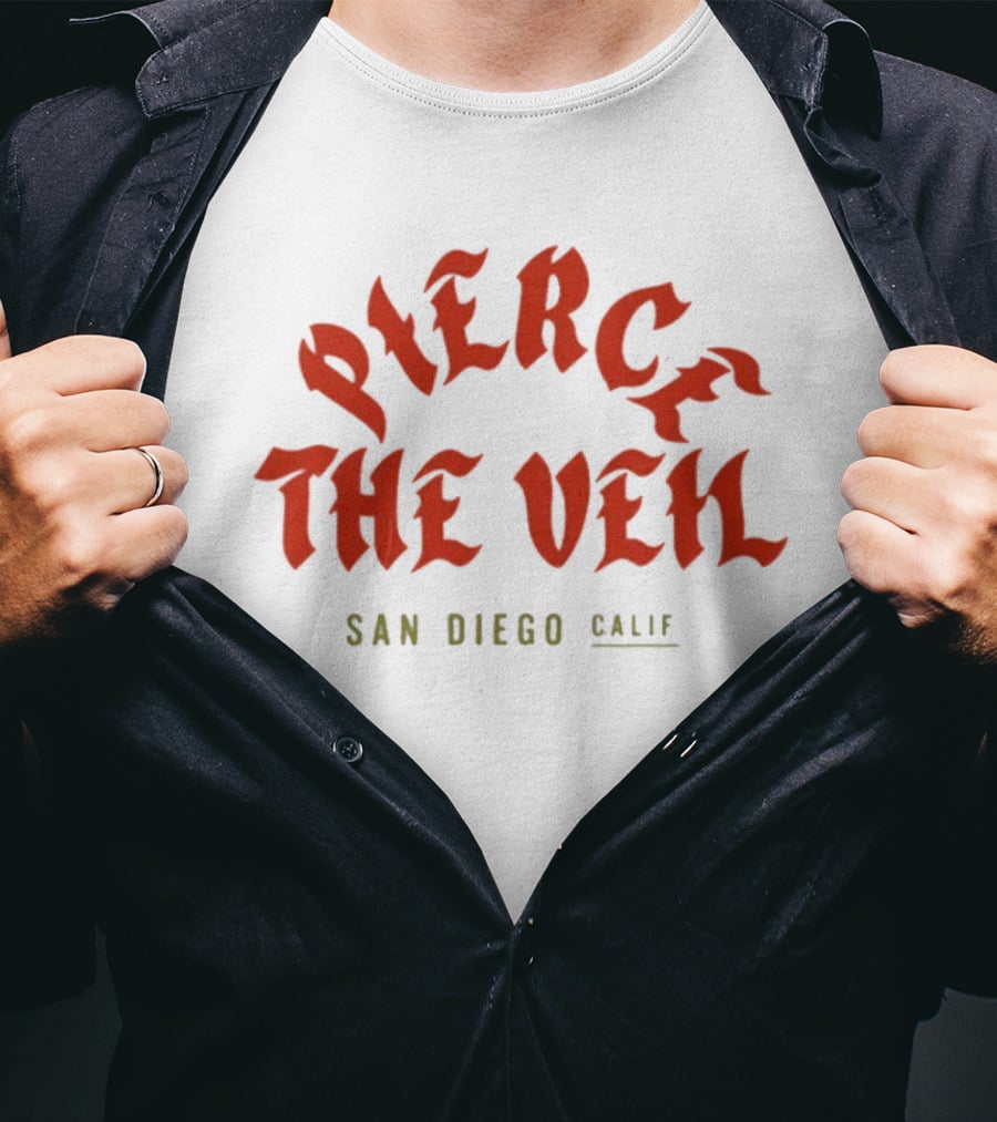 Pierce The Veil San Diego Calif 2026 T-Shirt
