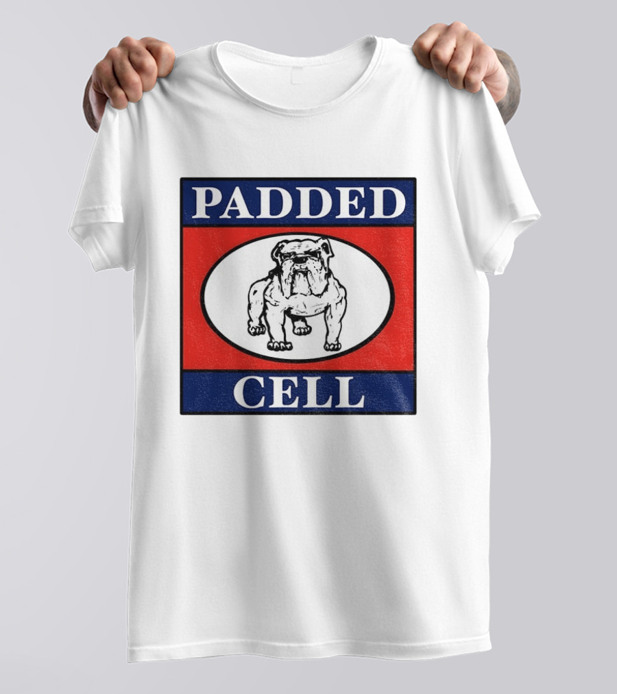 Punk Rock Padded Cell Bulldog Oval T-Shirt
