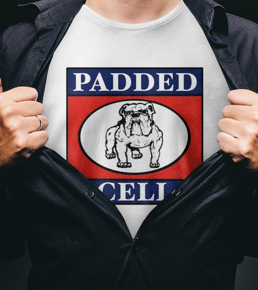 Punk Rock Padded Cell Bulldog Oval T-Shirt