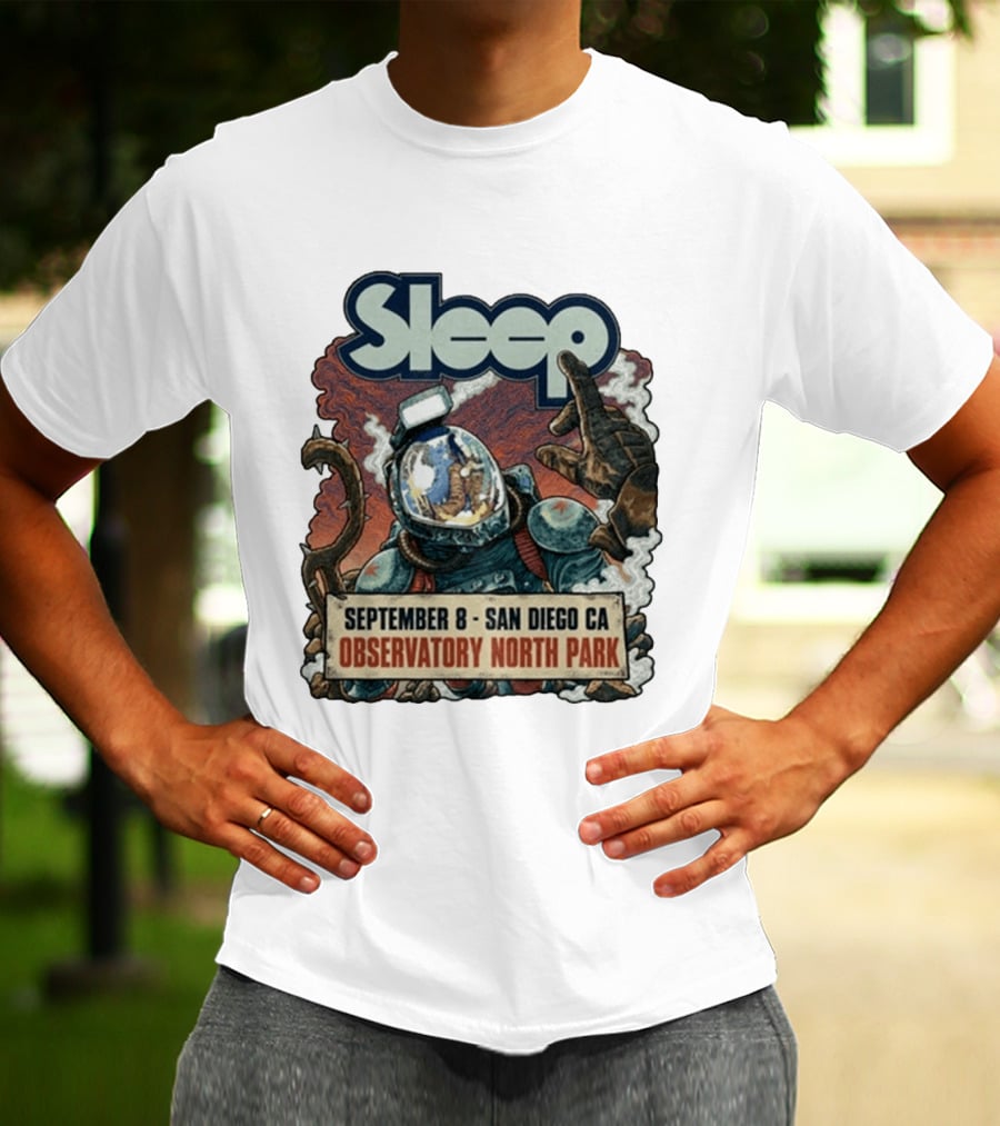Sleep Sep 8 2026 Observatory North Park In San Diego California T-Shirt